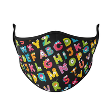 Load image into Gallery viewer, Alphabets Reusable Face Masks - Protect Styles

