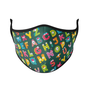 Alphabets Reusable Face Masks - Protect Styles