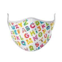 Load image into Gallery viewer, Alphabets Reusable Face Masks - Protect Styles

