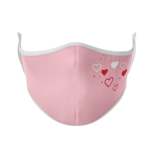 Load image into Gallery viewer, Hanging Hearts Reusable Face Mask - Protect Styles
