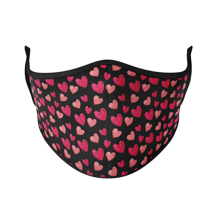 Heart Print Reusable Face Mask - Protect Styles