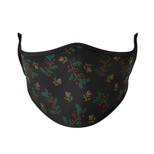 Holly Branch Reusable Face Masks - Protect Styles