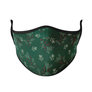 Holly Branch Reusable Face Masks - Protect Styles