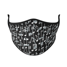 Load image into Gallery viewer, Music Notes Reusable Face Masks - Protect Styles
