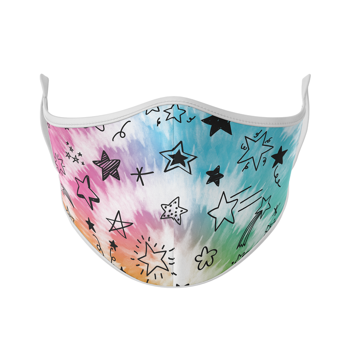 Star Tie Dye Reusable Face Masks - Protect Styles