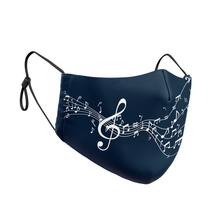 Load image into Gallery viewer, Treble Clef Reusable Contour Masks - Protect Styles
