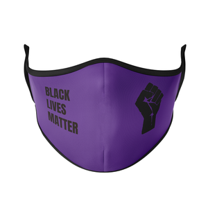 Black Lives Matter Reusable Face Mask - Protect Styles