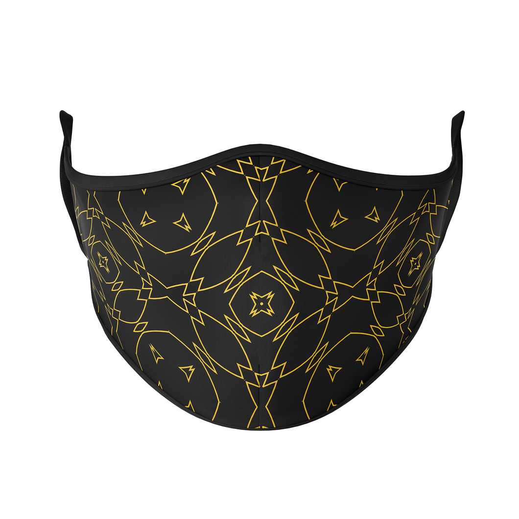 Black Gold Reusable Face Masks - Protect Styles