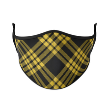 Load image into Gallery viewer, Dark Plaid Reusable Face Masks - Protect Styles
