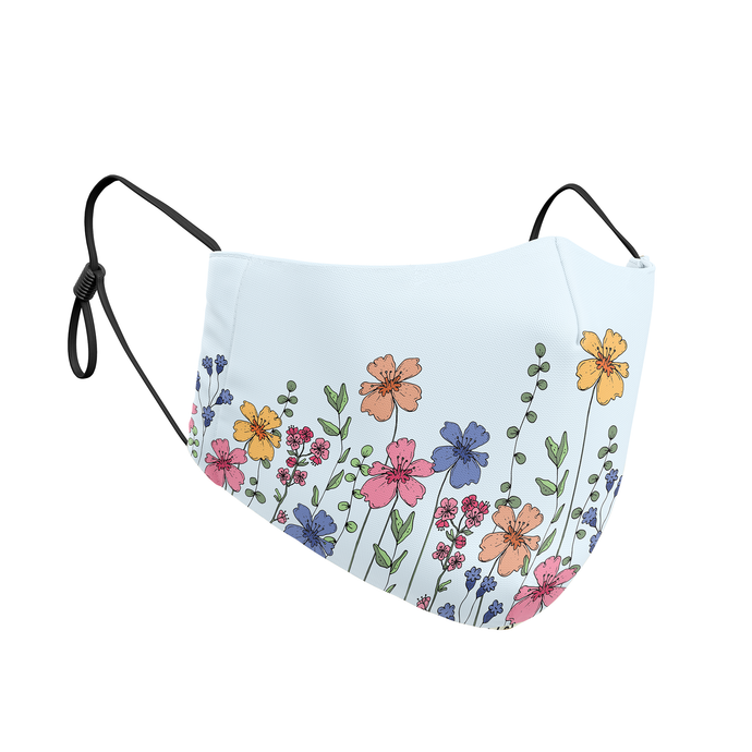 Blooming Flowers Reusable Contour Masks - Protect Styles