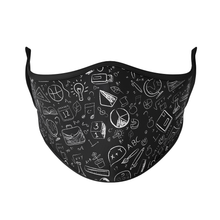 Load image into Gallery viewer, Chalkboard Reusable Face Masks - Protect Styles
