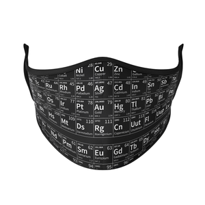 Periodic Table Reusable Face Masks - Protect Styles