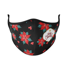 Load image into Gallery viewer, Christmas Poinsettia Reusable Face Masks - Protect Styles
