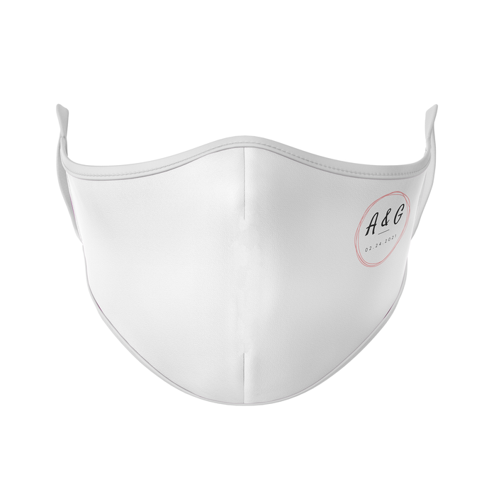 Circle Monogram Reusable Face Masks - Protect Styles
