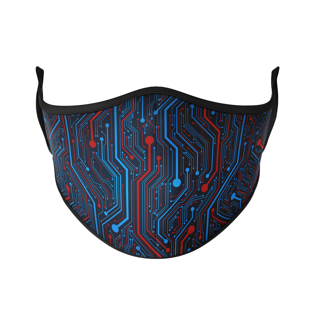 Circuit Board Reusable Face Mask - Protect Styles