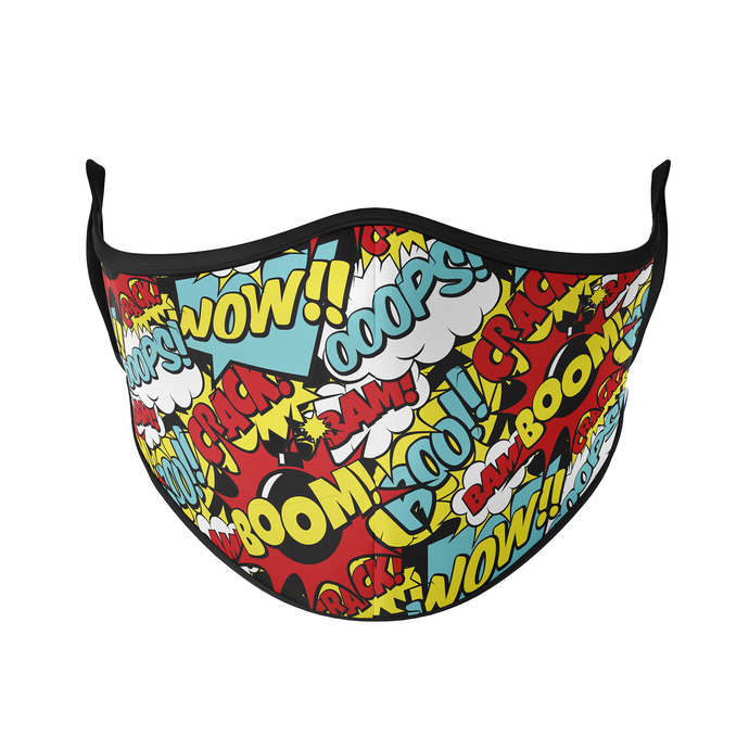 Comic Reusable Face Masks - Protect Styles