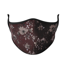 Load image into Gallery viewer, Dark Floral Reusable Face Masks - Protect Styles
