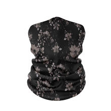Load image into Gallery viewer, Dark Floral Neck Gaiter - Protect Styles
