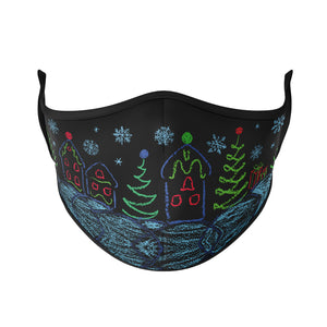 Winter Drawings Reusable Face Masks - Protect Styles