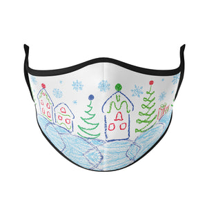 Winter Drawings Reusable Face Masks - Protect Styles