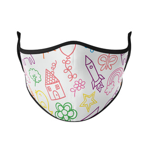 Doodle Reusable Face Masks - Protect Styles