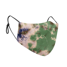 Load image into Gallery viewer, Earth Tie Dye Reusable Contour Masks - Protect Styles
