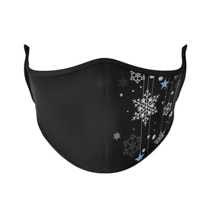 Falling Snowflakes Reusable Face Masks - Protect Styles