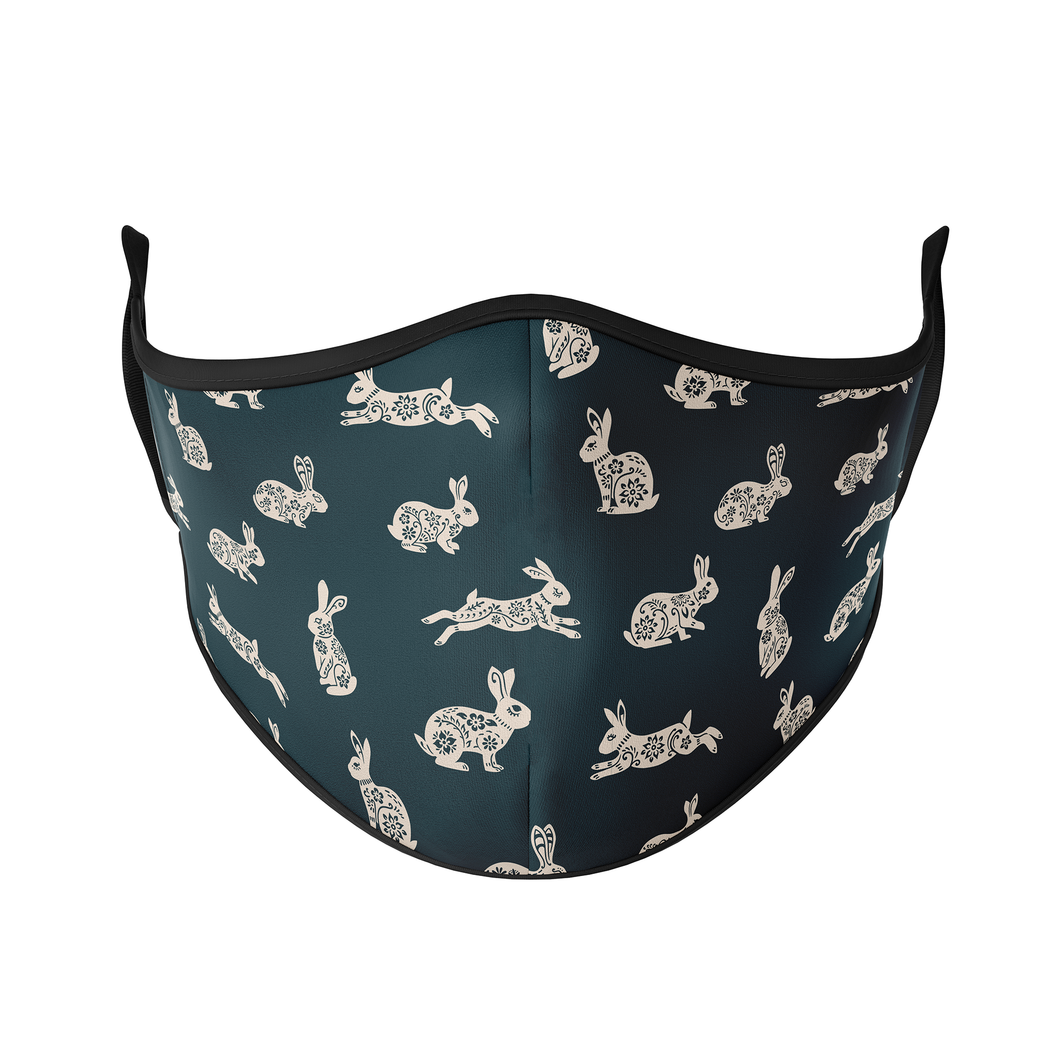 Floral Rabbits Reusable Face Masks - Protect Styles