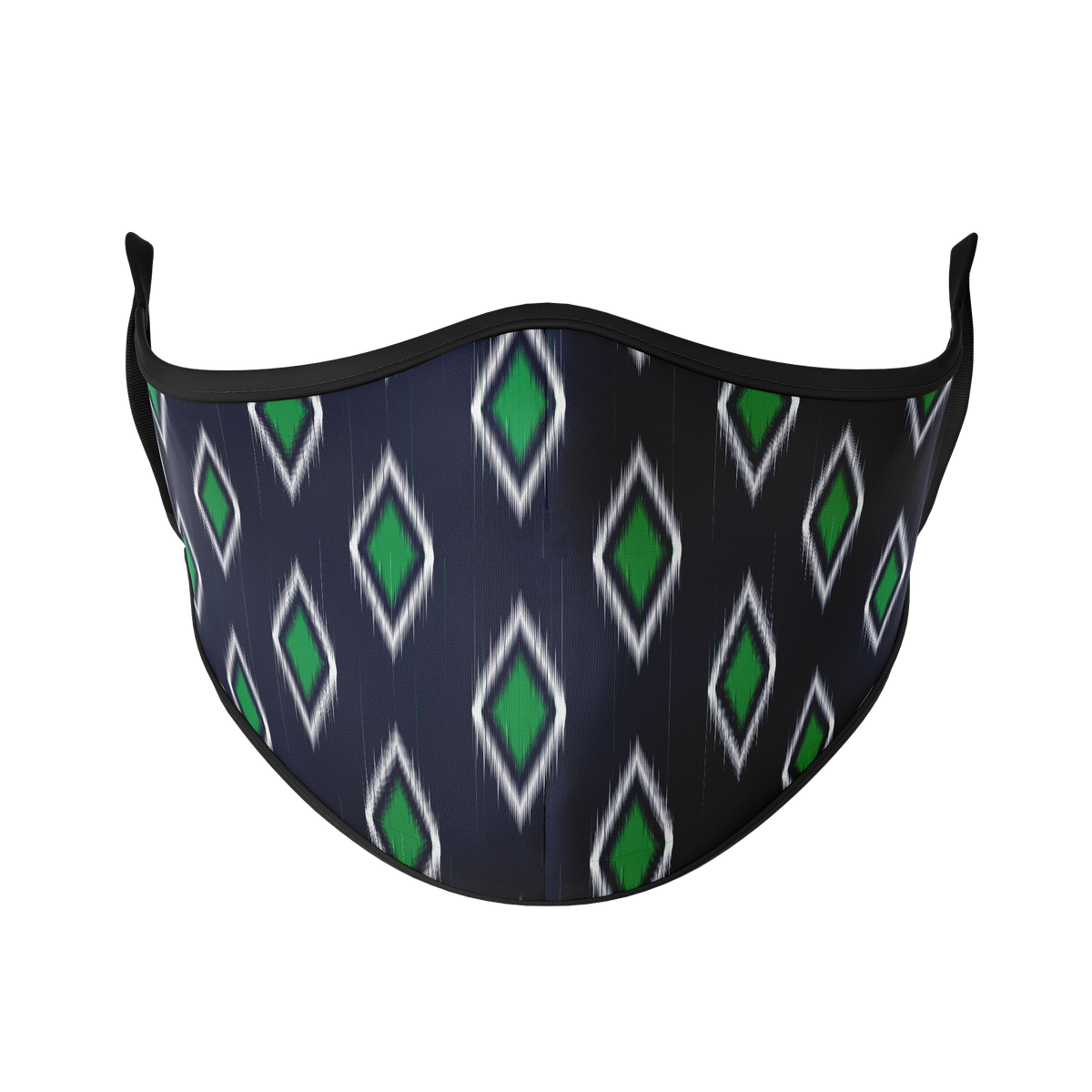 Green Diamonds Reusable Face Masks | Protect Styles