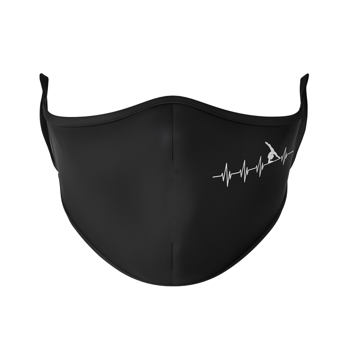 Gym Heartbeat Reusable Face Masks - Protect Styles