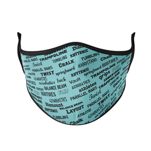 Gym Words Reusable Face Masks - Protect Styles