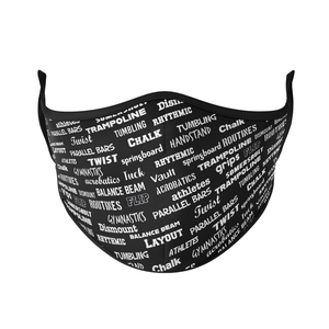 Gym Words Reusable Face Masks - Protect Styles
