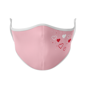 Hanging Hearts Reusable Face Mask - Protect Styles