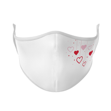 Load image into Gallery viewer, Hanging Hearts Reusable Face Mask - Protect Styles
