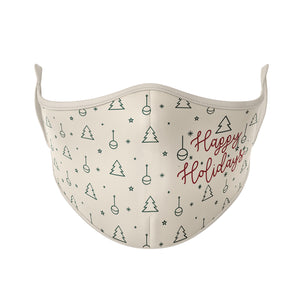 Happy Holidays Reusable Face Masks - Protect Styles