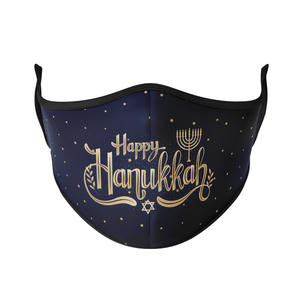 Happy Hanukkah Reusable Face Masks - Protect Styles