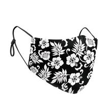 Load image into Gallery viewer, Hawaiian Floral Reusable Contour Masks - Protect Styles
