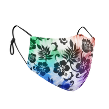 Load image into Gallery viewer, Hawaiian Tie Dye Reusable Contour Masks - Protect Styles

