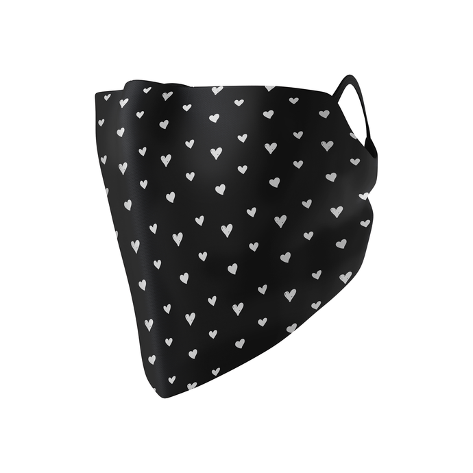 Hearts Hankie Mask - Protect Styles