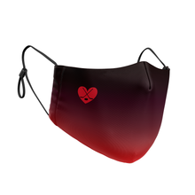 Load image into Gallery viewer, Hockey Heart Reusable Contour Mask - Protect Styles
