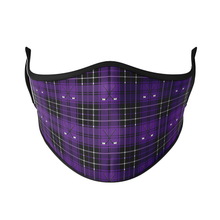 Load image into Gallery viewer, Hockey Tartan Reusable Face Mask - Protect Styles
