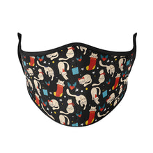 Load image into Gallery viewer, Holiday Cats Reusable Face Masks - Protect Styles

