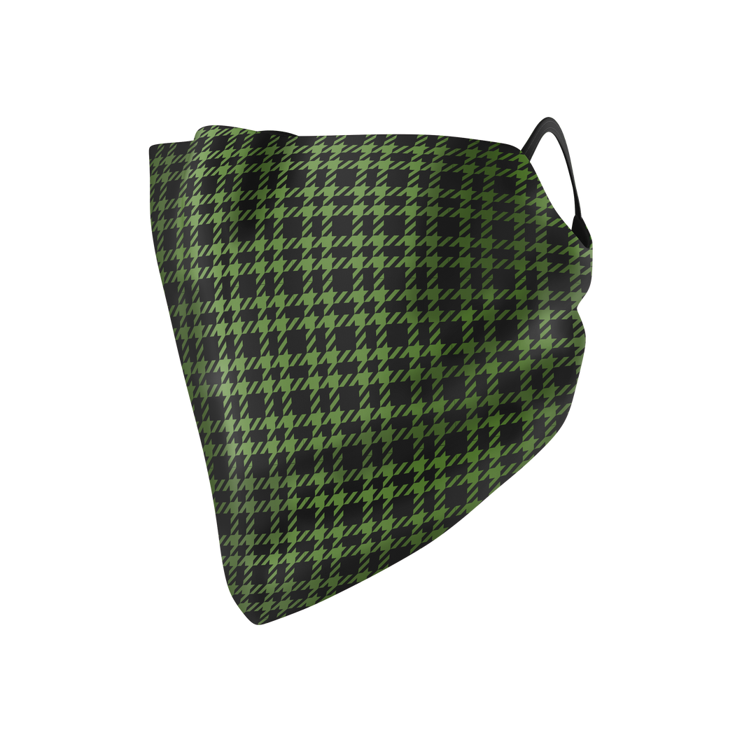 Houndstooth Hankie Mask - Protect Styles