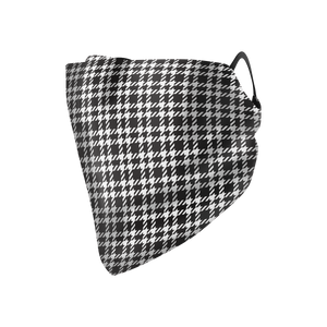 Houndstooth Hankie Mask - Protect Styles