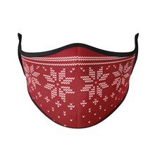 Load image into Gallery viewer, Knitted Snowflake Reusable Face Masks - Protect Styles
