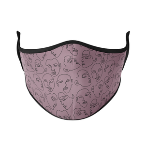 Lined Faces Reusable Face Mask - Protect Styles