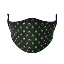 Load image into Gallery viewer, Little Green Men Reusable Face Mask - Protect Styles

