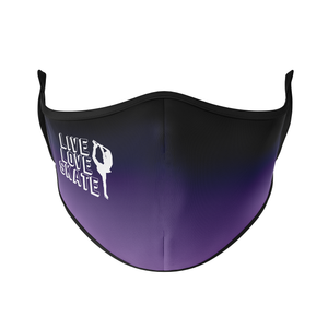 Live Love Skate Reusable Face Masks - Protect Styles