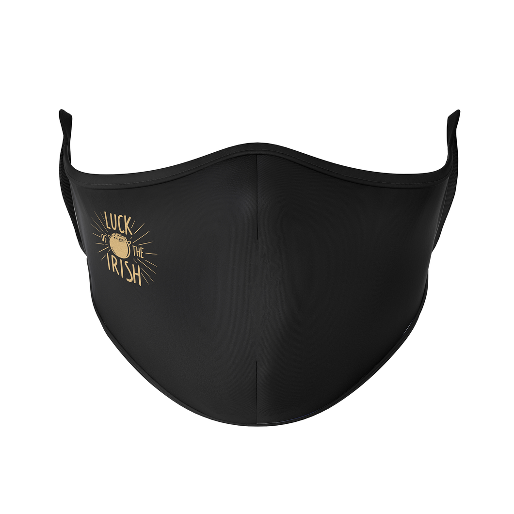 Luck of the Irish Text Reusable Face Mask - Protect Styles