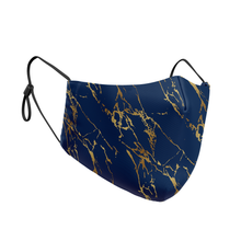 Load image into Gallery viewer, Marble Gold Reusable Contour Masks - Protect Styles
